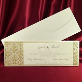 Dvoudílné svatební oznámení karta podlouhlého tvaru vzor 2553